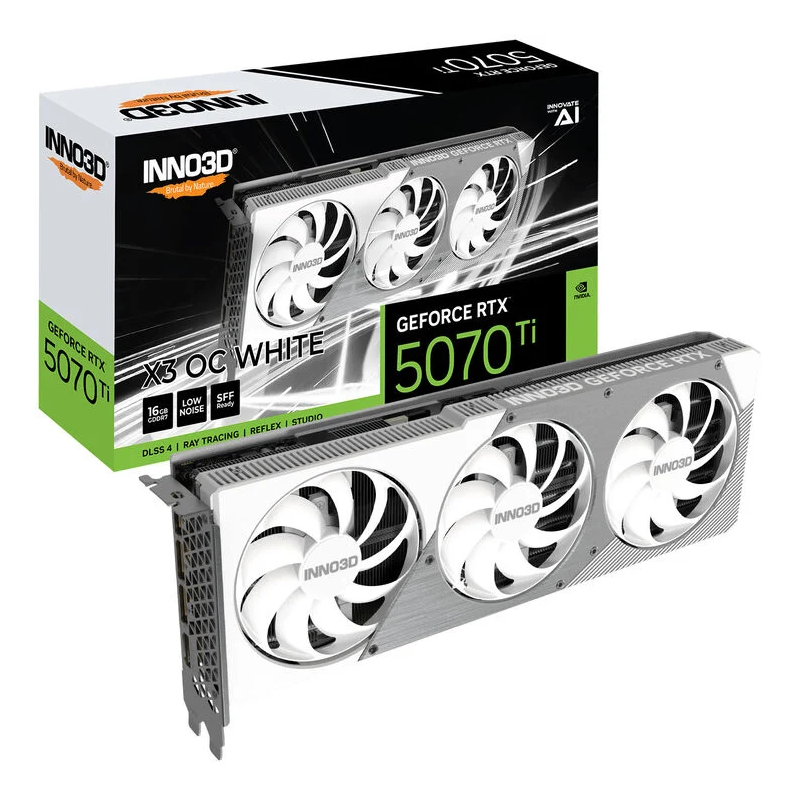 Inno3D GeForce® RTX 5070 TI 16GB X3 OC WHITE