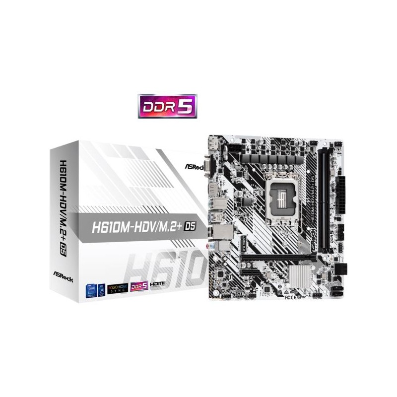 Matična ploča ASRock H610M-HDV M2+ D5