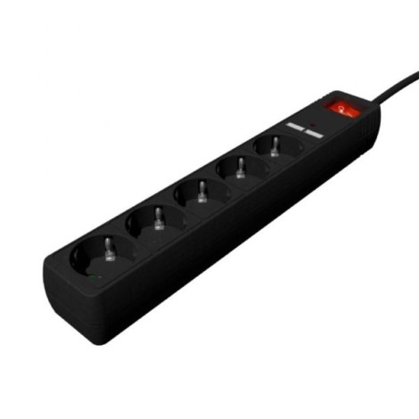 Surge protector Gembird SPG5-U2-5-02