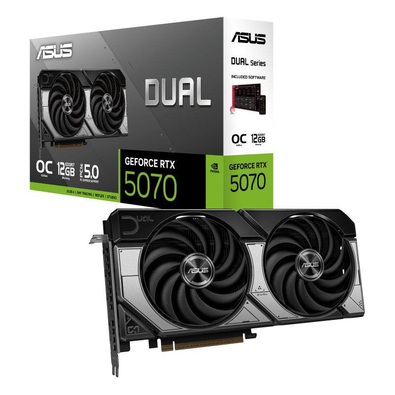 Asus GeForce® RTX 5070 12GB GDDR7 Dual OC Edition