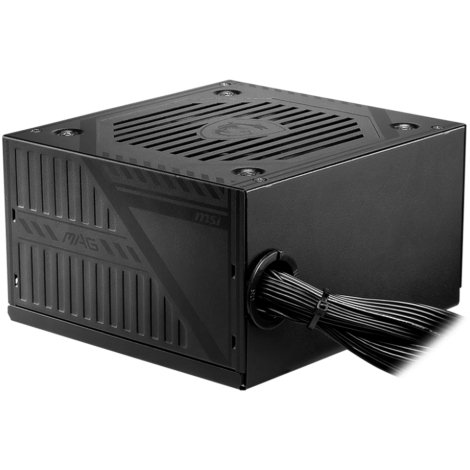 MSI MAG A500DN, 500W, 80 Plus Standart, 120mm Low Noise Fan, Protections: OCP/OVP/OPP/OTP/SCP/UVP, Dimensions: 150mmx140mmx86mm,