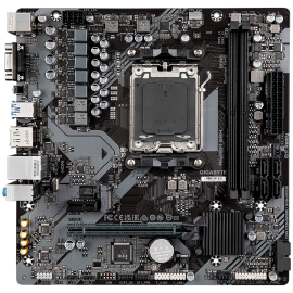 GIGABYTE Mainboard Desktop A620M S2H AM5 2 x DDR5 4 x SATA 1 x D-Sub 1 x DisplayPort 1 x HDMI port Micro ATX