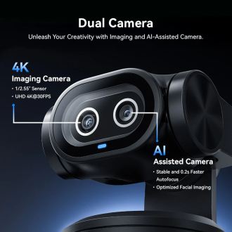 EMEET PIXY Dual-Camera AI PTZ 4K Webcam
