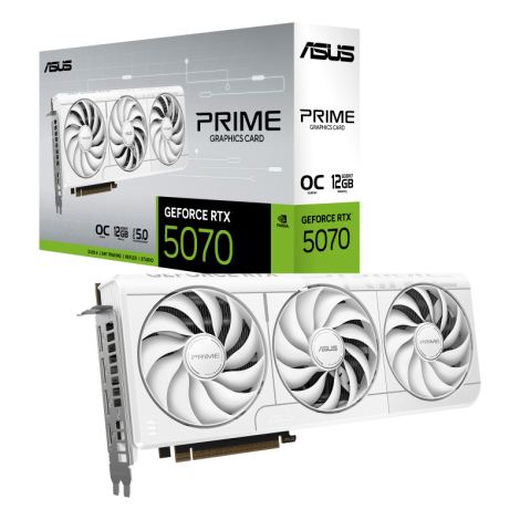 Asus GeForce® RTX 5070 12GB GDDR7 Prime White OC Edition