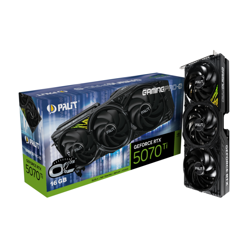 Grafička Palit GeForce® RTX 5070 TI 16GB GamingPro-S OC