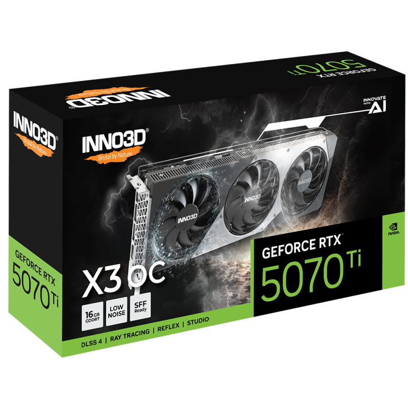Grafička Inno3D GeForce® RTX 5070 TI 16GB X3 OC