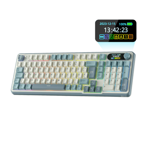 RK ROYAL KLUDGE S98-DE 96% QWERTZ Wireless Mechanical Keyboard