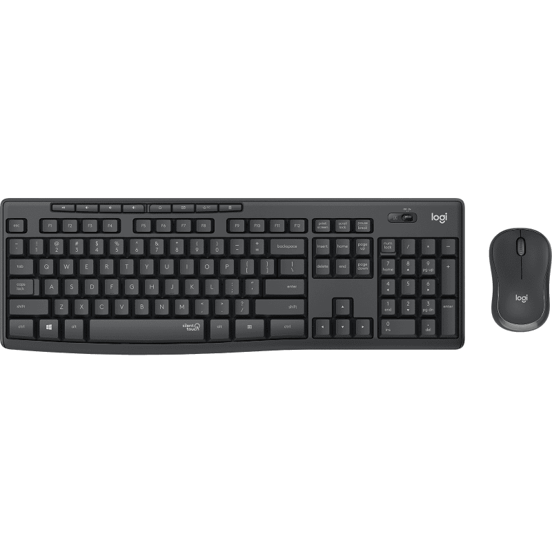 Logitech Mouse and Keyboard Set MK295 Silent