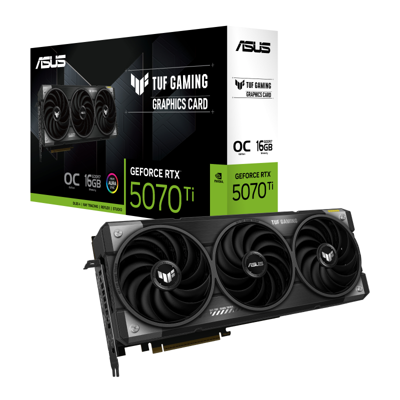 Grafička Asus GeForce® RTX 5070TI 16GB TUF Gaming OC