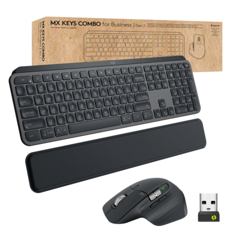 Logitech Mouse and Keyboard Set MX Keys Business