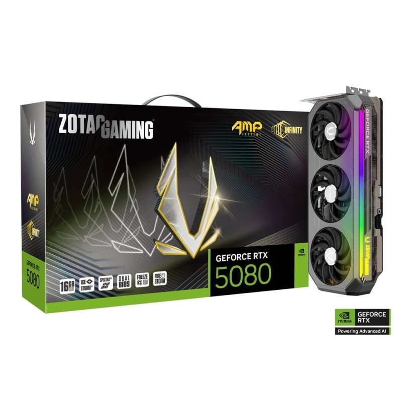 ZOTAC GeForce® RTX 5080 16GB AMP EXTREME INFINITY