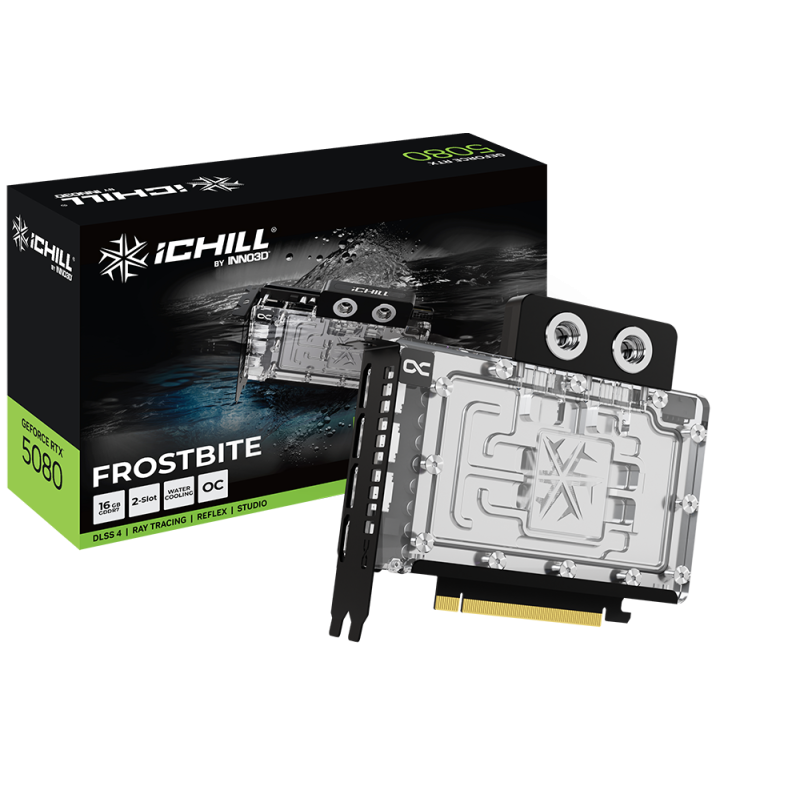 Grafička Inno3D GeForce® RTX 5080 16GB ICHILL FROSTBITE