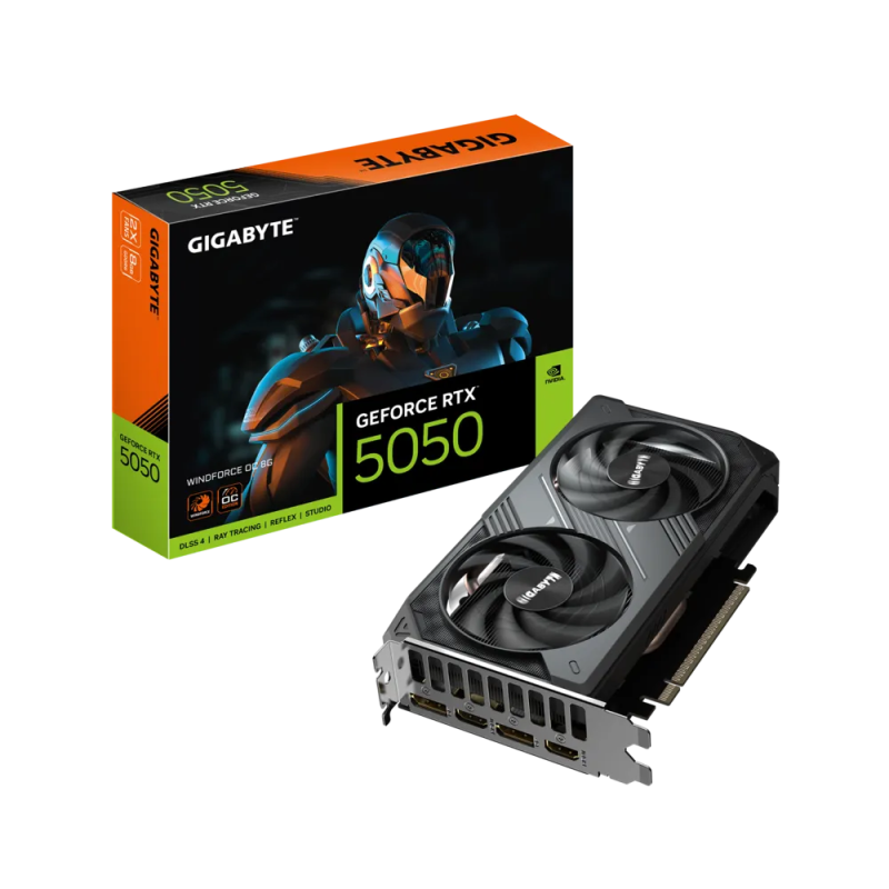 Gigabyte GeForce® RTX 5050 8GB Windforce OC