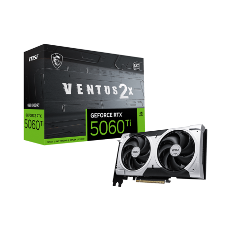 MSI GeForce® RTX 5060 TI 8GB VENTUS 2X OC PLUS