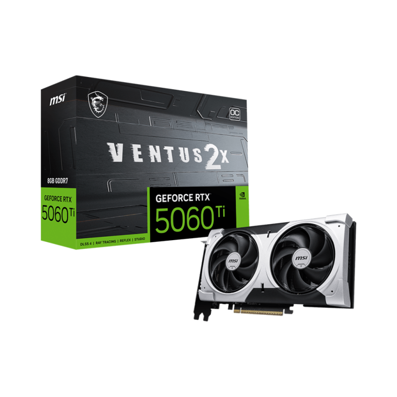 Grafička MSI GeForce® RTX 5060 TI 8GB VENTUS 2X OC PLUS