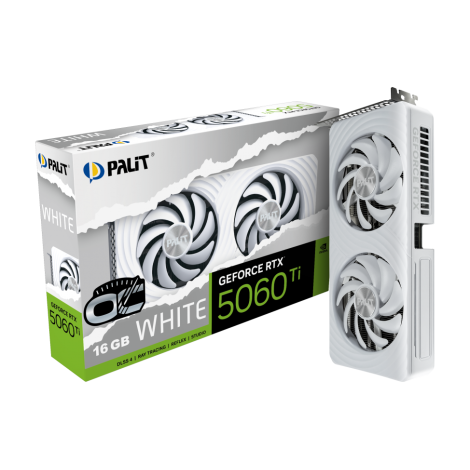 Grafička Palit GeForce® RTX 5060 TI 16GB White OC