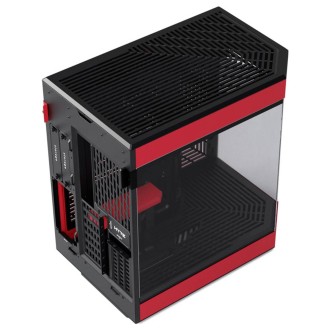 HYTE Y60 Midi Tower kućište za računalo , kaljeno staklo - crno/crveno