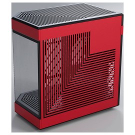 HYTE Y60 Midi Tower kućište za računalo , kaljeno staklo - crno/crveno