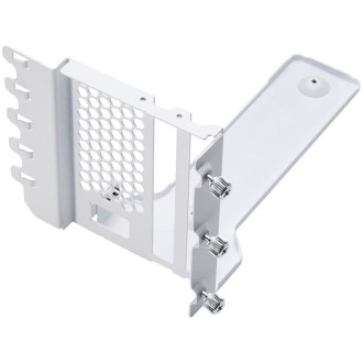 PHANTEKS Vertical GPU Bracket II + PCI-E 4.0 x16 riser ribbon cable, 22 cm - white