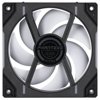 PHANTEKS D30 PWM Reverse Airflow D-RGB Fan, Triple Pack - 120mm