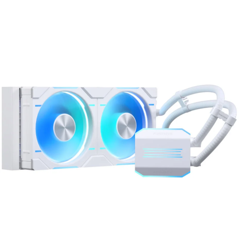 PHANTEKS Glacier One 240D30 DRGB AIO Liquid CPU Cooler - White