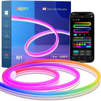 Lepro N1 AI Smart Rainbow Neon Light Strip 6M
