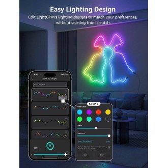 Lepro N1 AI Smart Rainbow Neon Light Strip 6M
