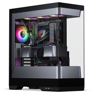 PHANTEKS Evolv S2 PC-Case, Midi-Tower, E-ATX, RGB, Tempered Glass - Black