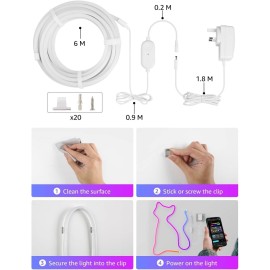 Lepro N1 AI Smart Rainbow Neon Light Strip 6M