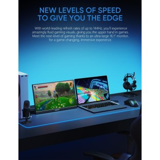 Arzopa Z1FC 144Hz Portable Gaming Monitor | 16.1" Screen