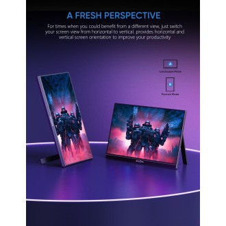 Arzopa Z1FC 144Hz Portable Gaming Monitor | 16.1" Screen