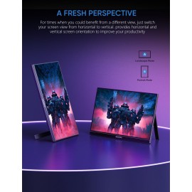 Arzopa Z1FC 144Hz Portable Gaming Monitor | 16.1" Screen