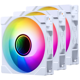 PHANTEKS M25 Gen2 PWM D-RGB Fan, 3-Pack - Reverse Blade, 120mm