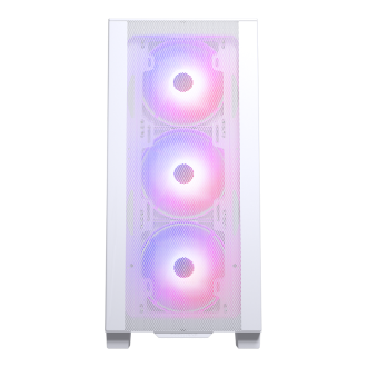 PHANTEKS XT Pro Ultra PC Case, Mid Tower, E-ATX, Tempered Glass, D-RGB - White