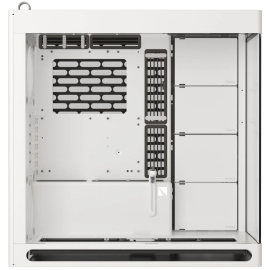 HAVN HS 420 PC Case, Mid Tower, E-ATX, Tempered Glass - White