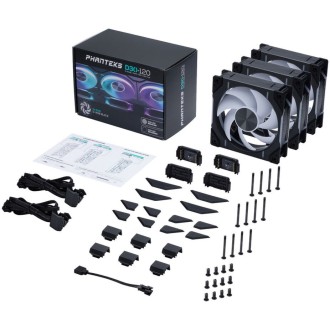PHANTEKS D30 PWM Regular Airflow D-RGB fan, Triple Pack - 120mm