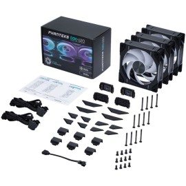 PHANTEKS D30 PWM Regular Airflow D-RGB fan, Triple Pack - 120mm