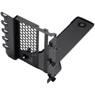 PHANTEKS Vertical GPU Bracket II + PCI-E 4.0 x16 riser ribbon cable, 22 cm - white
