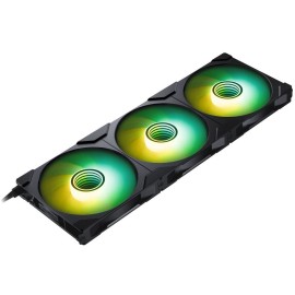 Ventilatori PHANTEKS M25 Gen2 PWM D-RGB, Pakiranje od 3 komada - obrnute lopatice, 140 mm