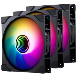 PHANTEKS M25 Gen2 PWM D-RGB Fan 3-Pack - Reverse Blade, 140mm