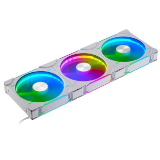PHANTEKS D30 PWM Ventilator s Regularnim Protokom Zraka, D-RGB, Pakiranje od 3 Komada - 140 mm, bijeli