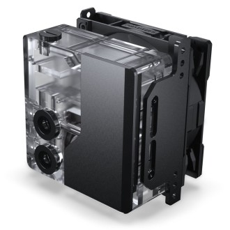 PHANTEKS Glacier EZ-Fit 120RES-DDC Body DDC Reservoir, ARGB - 120mm, Black