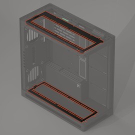 HAVN HS 420 Fan Brackets for 360 mm Radiator Alignment