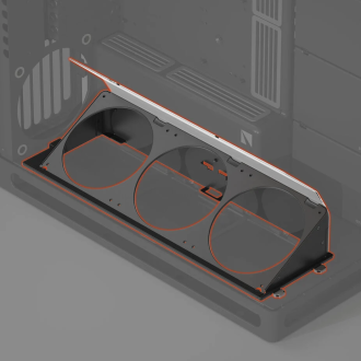 HAVN HS 420 Angled Bottom Fan Bracket