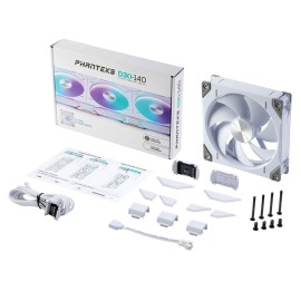 PHANTEKS D30 PWM Ventilator s Regularnim Protokom Zraka, D-RGB 140mm, crni