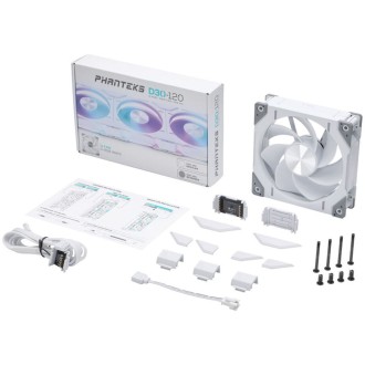 PHANTEKS D30 PWM Ventilator s Obrnutim Protokom Zraka D-RGB - 120mm