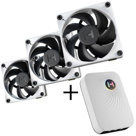 HYTE FP12 THICC Fan - 120mm, triple-pack + Nexus Portal NP50