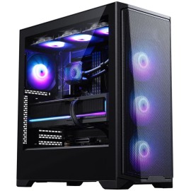 PHANTEKS Eclipse G370A PC Case, Mid Tower, SSI-EEB, RGB, Tempered Glass - including 3x 120mm Fans