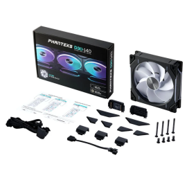 PHANTEKS D30 PWM Reverse Airflow, D-RGB Fan - 140mm