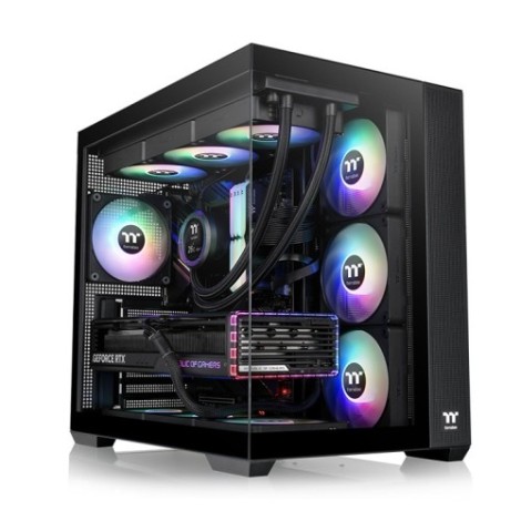 Thermaltake Kućište View 380 TG ARGB Crna